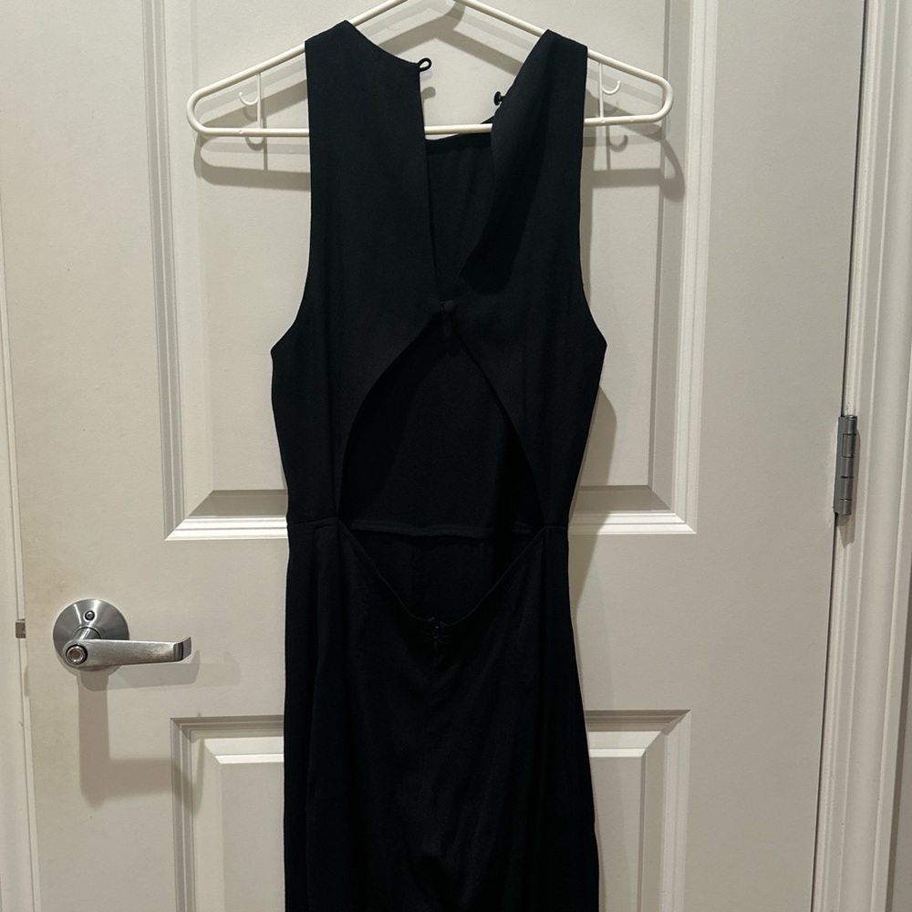 Reformation Black Sleeveless Jumpsuit - Picture 3 of 4